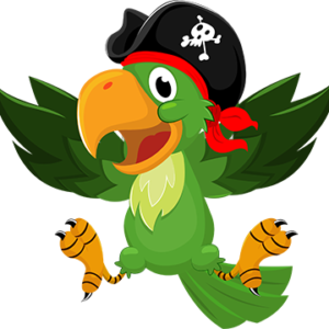 Pirate Parrot Boat Decal #47