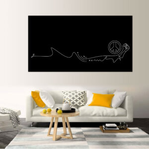 Stop War Russia Vs Ukraine Minimalist Art Wall Decor